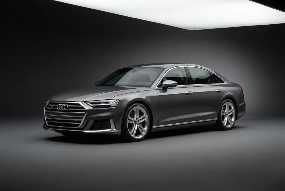 Audi S8 — front three quarter