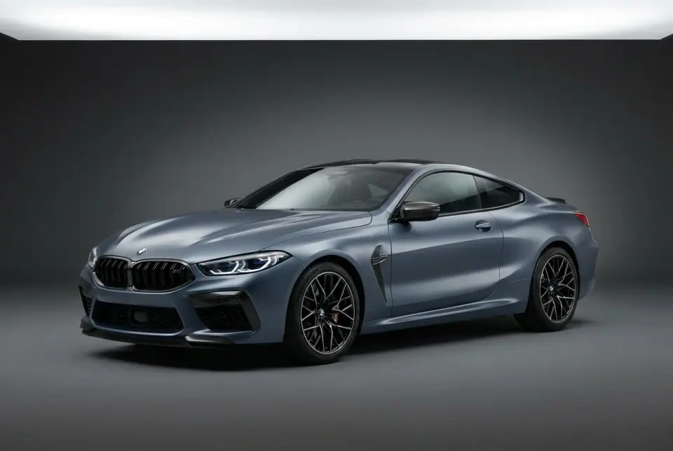 BMW M8 Competition — front three quarter