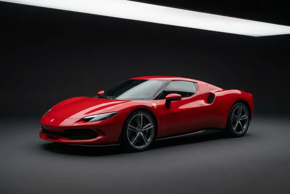 Ferrari 296 GTB — front three quarter