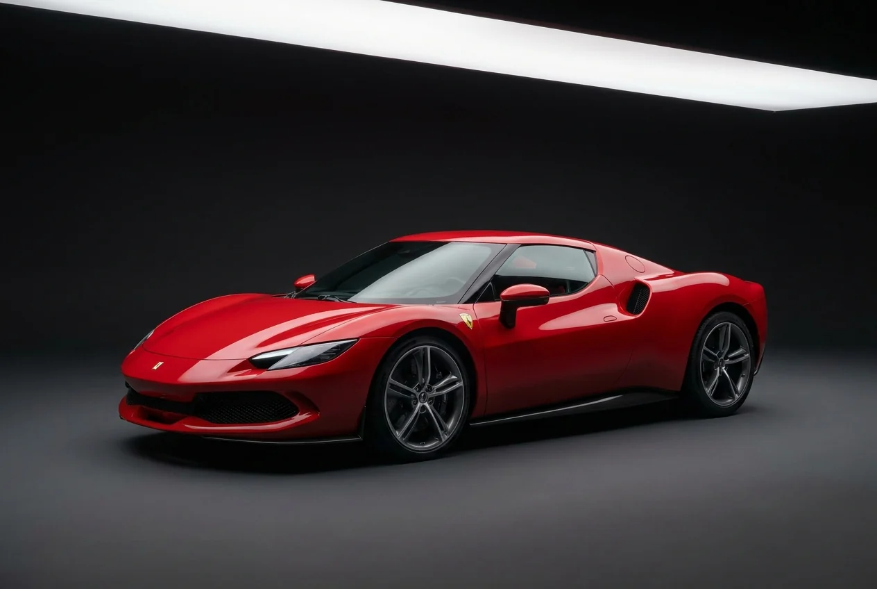 Ferrari 296 GTB — front three quarter