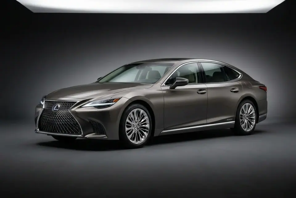 Lexus LS 500h — front three quarter
