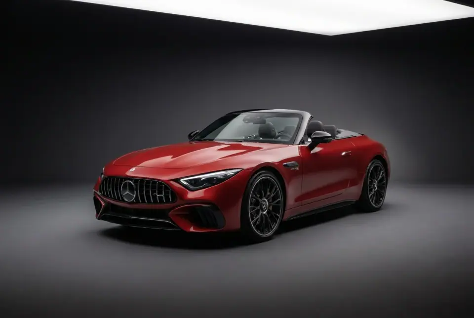 Mercedes-AMG SL 63 4MATIC+ — front three quarter