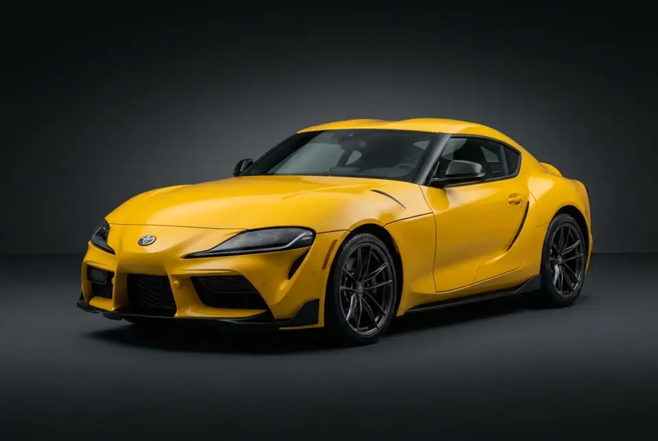 Toyota GR Supra 3.0 — front three quarter